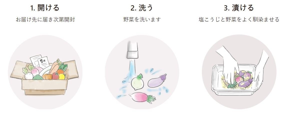 腸活で免疫力UP！ 腸活ミニ野菜から「塩こうじセット」が新発売